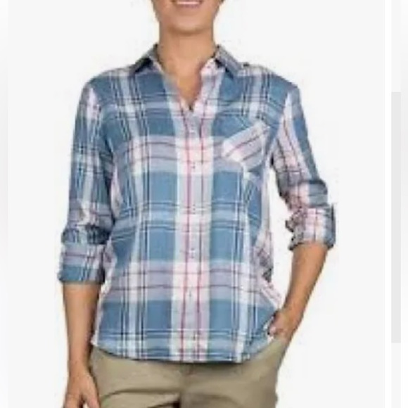 Woolrich plaid button-up - Picture 9 of 10